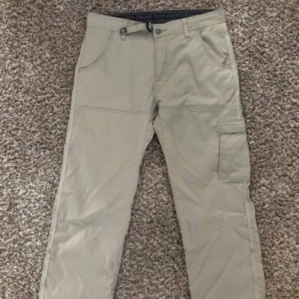 Prana Stretch Zion Pants 32x30 Tan